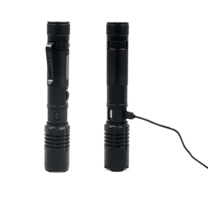 Siêu Sáng 1000lm 18650 Pin USB Sạc <span class=keywords><strong>Torch</strong></span> LED Zoomable Đèn Pin Với Ngân Hàng Điện Chức Năng - Product Image 6