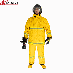 Combinaison de sécurité pour pompiers Nomex IIIA de haute qualité, uniforme de pompier 2026 en promotion de Shanghai <span class=keywords><strong>PENCO</strong></span> - Product Image 1