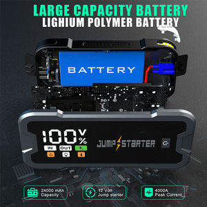Portable 4000A Peak 12V Super Boost <span class=keywords><strong>Batterie</strong></span> Powerbank Pas Cher Jump Starter Car - Product Image 6