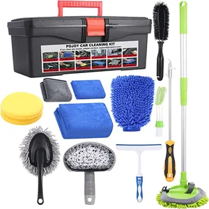 Car Wash Cleaning Kit Supplies Car Interior Detailing Tools Vehicle Washing Set Car wash Accessories Details