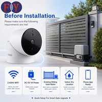 Controlador de Cámara WiFi Tuya, Interruptor de Relé de un Solo Canal para Abridor de Puerta Corredera, Compatible con Smart Life, Alexa y Google Home