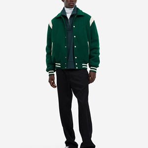 เสื้อแจ็คเก็ตวาร์ซิตี้ผู้ชายแบบสั่งทำปี 2025 แขนยาว คอตั้ง ผ้าแคนวาสคุณภาพสูง ปะติดด้านหน้า กันลม ระบายอากาศได้ดี เหมาะสำหรับใส่ในฤดูหนาว - Product Image 2