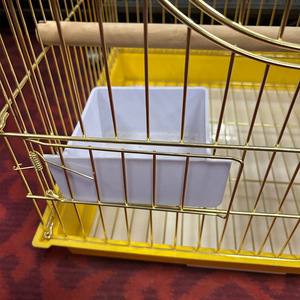 Sağlam Metal Elektrokaplama Kalınlaştırılmış Güçlendirilmiş Büyük Papağanlar, Muhabbet Kuşları ve Tüylü Kuşlar İçin Kuş Kafesi - Ev Süsü Toptan Satış - Product Image 3