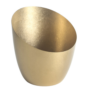 Stainless Steel Slanted Bowl For Restaurant Salad <b>Vegetable</b> Serving Party Use - Product Image 1