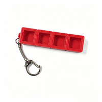 Customize Keycaps Fidget Keychain Toy Base Colorful Keychain for Personality Design Pressure Release Fidget Keyboard