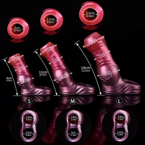 Anillos para Pene de Silicona NNSX, Funda para Pene, Retraso de la Eyaculación, Estimulación del Clítoris, Alargamiento del Pene, Nudo Grande, Juguetes Sexuales para Hombres - Product Image 6