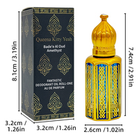 Déodorant roll-on chimique pour homme Queena Kitty Yeah, parfum d'aromathérapie Oud arabe, pour adultes, modèle CN;GUA QN210-211