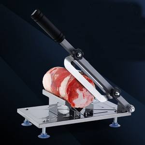 <b>Multifunctional</b> Manual Meat Slicer Stainless Steel Household and Commercial Frozen Meat Roll Slicer Artifact <b>Cutter</b> - Product Image 2