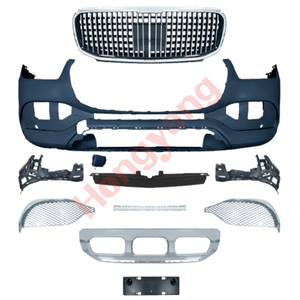 Karosserie-Kits Frontstoßstange Kühlergrill Frontstoßstangen-Baugruppe für Mercedes-Benz GLE-Klasse W167 C167 Upgrade auf Maybach 2020-2024 - Product Image 3