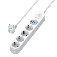 LDNIO SE1-C Großhandel EU-Standard Multifunktionale Schaltersteckdose 4-Wege-Steckdosenleiste mit USB