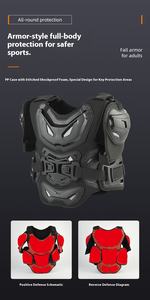 تخصيص وصول جديد للدراجات النارية سترة رياضية واقية السلامة الصدر والظهر لسباق موتوكروس - Product Image 6