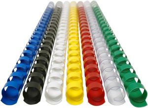 6-51mm vente en gros en plastique <span class=keywords><strong>reliure</strong></span> peigne <span class=keywords><strong>anneau</strong></span> PVC papier cahier anneaux pour ordinateur portable - Product Image 2