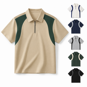 Polo pour homme 240 grammes, design personnalisé OEM, broderie et impression, style classique, vente en gros, polos de haute qualité - Product Image 1