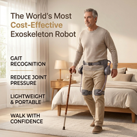 Exosquelette IA à support unipodal pour hémiplégie post-AVC, assistance intelligente améliorant l'équilibre et la mobilité de la marche