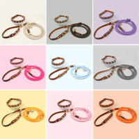 Maßgefertigtes Hochwertiges Echtes Leder-Hundehalsband Hersteller Neues Design Verstellbares Rindsleder-Hundehalsband Solides Langlebiges Hundetrainings-Halsband