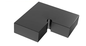 <span class=keywords><strong>Connecteur</strong></span> <span class=keywords><strong>d</strong></span>'<span class=keywords><strong>angle</strong></span> noir <span class=keywords><strong>pour</strong></span> main courante plate, raccord de main courante à 90 degrés <span class=keywords><strong>pour</strong></span> main courante supérieure, <span class=keywords><strong>connecteur</strong></span> de main courante - Product Image 3