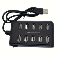 10 ports USB 2.0 câble d'extension haute vitesse 2.0 adaptateur de concentrateur à Double rangée Stock dispositif d'interface PCB pour ordinateur portable