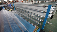 Machine de fabrication et de découpe de feuilles de film à bulles d'air en mousse EPE entièrement automatique Pansatec avec contrôle PLC