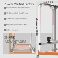 Imprimante 3D grand format JUMO Pro FDM, extrudeur unique, automatique, garantie 1 an, usage industriel