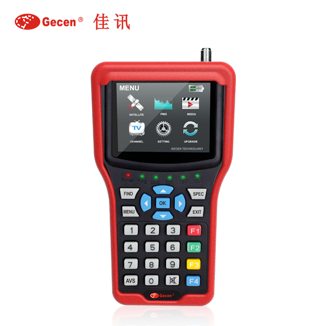 H.265 Satellite finder Support DVB-S/S2 & CCTV AHD camera