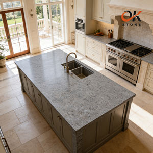 <span class=keywords><strong>Piano</strong></span> <span class=keywords><strong>di</strong></span> Lavoro per Cucina in Pietra Artificiale Non Porosa, Lastra <span class=keywords><strong>di</strong></span> <span class=keywords><strong>Quarzo</strong></span> Grigio, Fornitore <span class=keywords><strong>di</strong></span> Lastre <span class=keywords><strong>di</strong></span> <span class=keywords><strong>Quarzo</strong></span> 	 <span class=keywords><strong>Piano</strong></span> <span class=keywords><strong>di</strong></span> Lavoro in Pietra <span class=keywords><strong>di</strong></span> <span class=keywords><strong>Quarzo</strong></span> - Product Image 3