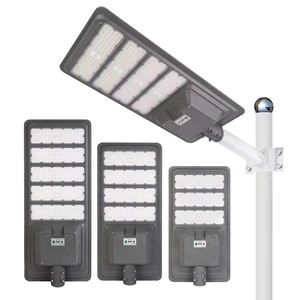 Usine tout en un lampadaire solaire AL extérieur IP67 étanche 300W 400W 500W interrupteur de détection de corps de corps de réverbère à LED solaire - Product Image 6