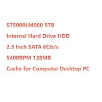 새로운 정품 ST5000LM000 5TB 내장 SATA 서버 하드 드라이브 (멀티티어 6Gb/s 128MB 캐시 5400 RPM 2.5인치) 리퍼비시/중고