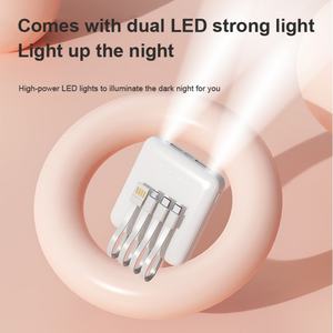 Cargador de Batería Portátil Pequeño de Carga Rápida con Doble USB, Incluye 4 Cables para Teléfono Móvil, Venta Directa de Fábrica - Product Image 3