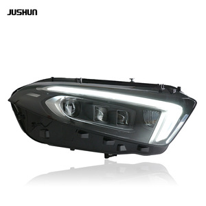 Jushun <b>Led</b> <b>Headlight</b> Assembly For Mercedes Benz A Class Retrofit Upgrade 6500k Pc Material - Product Image 4