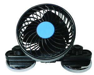 Ventiladores Magnéticos Portátiles USB Negros de Alta Calidad de 4.5'' Ajustables para Coche, DC12V 24V, Ventilador para Montacargas, SUV, Camión, Ventiladores de Refrigeración - Product Image 2