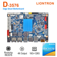 Komputer SBC D-3576 Rockchip RK3576 Video 4K Ethernet 1000M WiFi+BT Ganda, Berbasis Android Ubuntu, Komputasi Tepi AI Komersial Tertanam