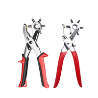 Perforatrice professionnelle robuste pour le bricolage, poignée en plastique souple, matériau en acier pour la découpe, personnalisable OEM