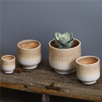 Moules à pots de fleurs en céramique et porcelaine au design original pour la décoration extérieure du jardin – Pots minimalistes durables pour plantes