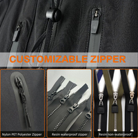 Veste Softshell Homme Personnalisable OEM ODM, Col Montant, Épissures de Couleurs, Coupe-Vent, Hydrofuge, Respirante, Manteau d'Extérieur