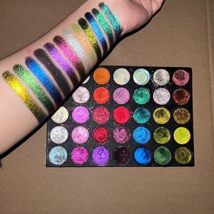 Vegan Pigmented Holographic Chameleon Duochrome Multi Duochrome Makeup <strong>Eyeshadow</strong> <strong>Palette</strong> More Than 100colors Available - Product Image 1