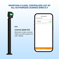 Système de reconnaissance de plaques d'immatriculation multi-pays pour villa moderne avec barrière, portail automatique, moteur AC 220V AC