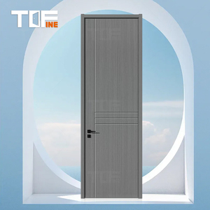 Factory Wholesale Modern Waterproof Wood Interior <strong>Door</strong> Wpc <strong>Door</strong> Bedroom Interior Wood <strong>Door</strong> for Houses - Product Image 6