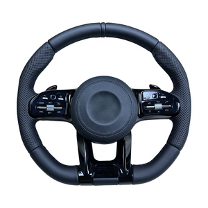 Costura de la cubierta del volante de gamuza Compatible con <span class=keywords><strong>Mercedes</strong></span> <span class=keywords><strong>Benz</strong></span> Is 550 SL <span class=keywords><strong>Clase</strong></span> C 300 GLK <span class=keywords><strong>350</strong></span> SE Alcantara Leather Sport - Product Image 2