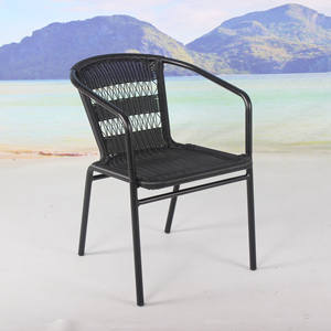 Precio barato Silla <span class=keywords><strong>de</strong></span> café al aire libre Restaurante Jardín Ratán sintético Mimbre Bistro <span class=keywords><strong>Sillas</strong></span> <span class=keywords><strong>de</strong></span> comedor - Product Image 3
