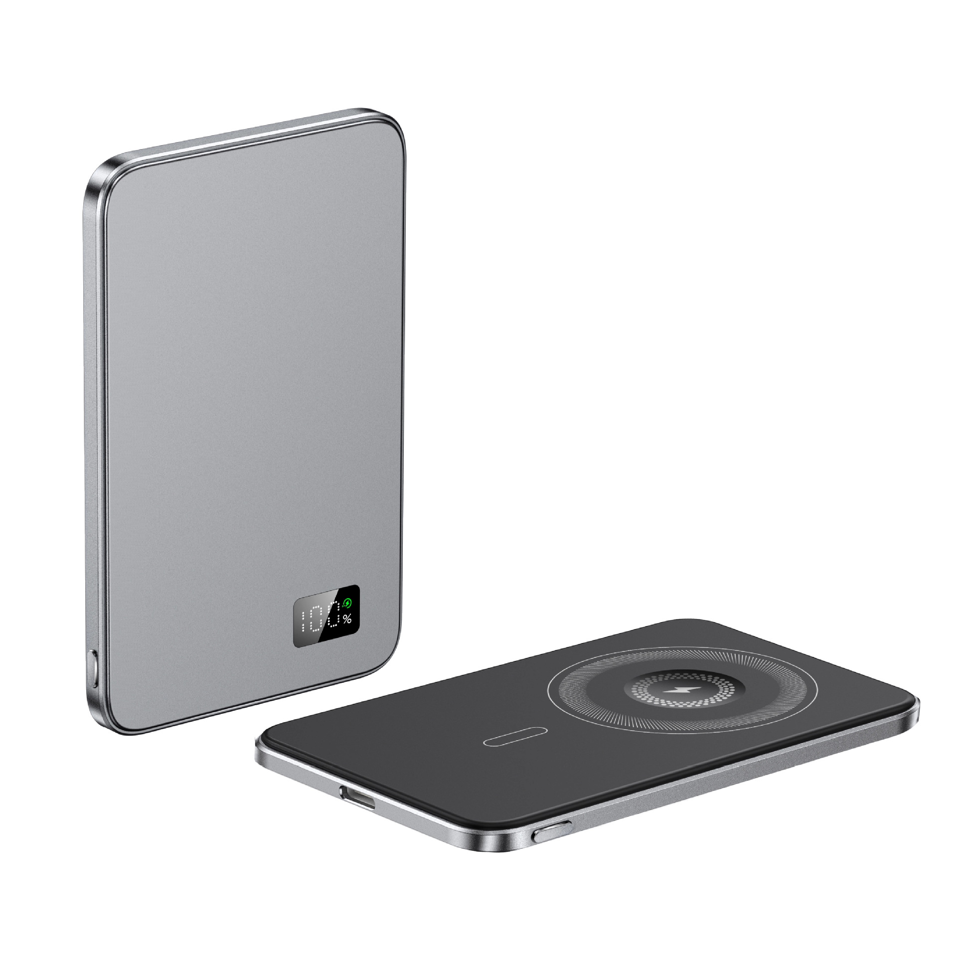 Carte gris sidéral ultra-fine, recharge rapide sans fil 5000.