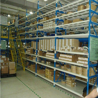 Pièces de rechange pour rayonnages mezzanine : escaliers en acier, garde-corps, colonnes, composants de rayonnages à palettes pour l'extension des systèmes