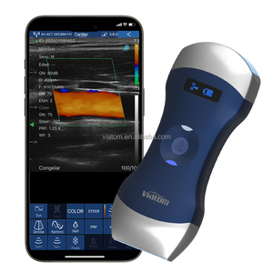 <span class=keywords><strong>Échographe</strong></span> Doppler couleur <span class=keywords><strong>portable</strong></span> sans fil Viatom, autonomie de 3 heures, 128 éléments, <span class=keywords><strong>sonde</strong></span> d'échographie <span class=keywords><strong>portable</strong></span> - Product Image 2