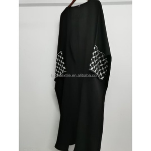 Abayas <span class=keywords><strong>pour</strong></span> femmes, robe musulmane de Dubaï, coupe ample, longue, cardigan islamique, robe kaftan, ouverte sur le devant, longueur maxi - Product Image 5