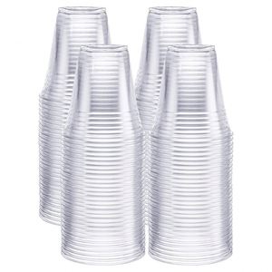 Custom 107mm Eco-Friendly Disposable Cups with Lids 14/16/20/24 oz Single Wall Plastic for Coffee Juice <b>Wine</b> Milkshake - Product Image 1