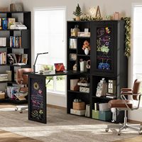 Bureau en bois pliable avec prises intégrées, port USB, bureau convertible pour petits espaces/bureau à domicile/salle d'artisanat, multifonction