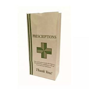 Bolsas <span class=keywords><strong>de</strong></span> Papel para <span class=keywords><strong>Farmacia</strong></span> con Logotipo Personalizado Impreso, Bolsas <span class=keywords><strong>de</strong></span> Papel para Medicamentos - Product Image 2