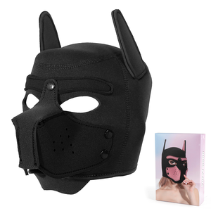 <span class=keywords><strong>Masque</strong></span> de <span class=keywords><strong>chien</strong></span> BDSM en néoprène et cuir pour adultes, style japonais, pour fétichisme <span class=keywords><strong>SM</strong></span>, jouet sexuel masculin, 100% étanche, ensemble de bondage. - Product Image 4
