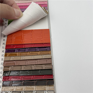 Serie in pelle Pu. La trama è un tessuto Stock in ecopelle goffrata con motivo a <span class=keywords><strong>coccodrillo</strong></span> trasparente - Product Image 2