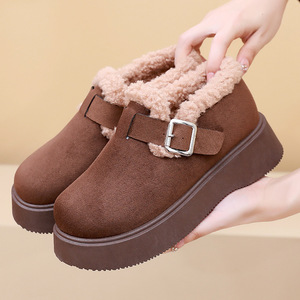 Botas de Invierno Clásicas para Mujer, Diseño Nuevo 2026, Alta Calidad, Casuales, para Interiores y Exteriores, de Satén y Gamuza, con Forro de Piel - Product Image 5