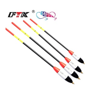 Offre Spéciale <span class=keywords><strong>FTK</strong></span> 4 pièces flotteurs en bois écologique longue portée haute flottabilité mousse poisson bouée flotteur de pêche accessoires de pêche - Product Image 1